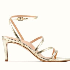 Sophia Sandal by Inez size 8 1/2 in gold metallic
